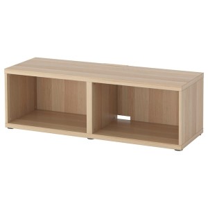 IKEA BESTÅ TV unit, 47 1/4x15 3/4x15 in White Stained Oak Effect, Ikea Ireland | 9842CMFDN