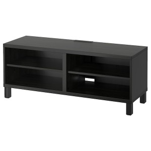 IKEA BESTÅ TV unit, 47 1/4x15 3/4x18 7/8 in Black / Brown, Ikea Ireland | 4573UWISG