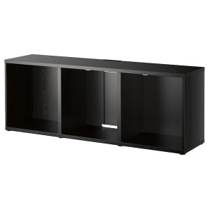 IKEA BESTÅ TV unit, 70 7/8x15 3/4x25 1/4 in Black / Brown, Ikea Ireland | 5467UHEOB