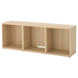 IKEA BESTÅ TV unit, 70 7/8x15 3/4x25 1/4 in White Stained Oak Effect, Ikea Ireland | 5681WQSPH