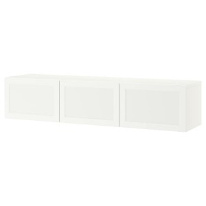 IKEA BESTÅ TV unit with doors, 70 7/8x16 1/2x15 in White / Hanviken White, Ikea Ireland | 2019WILXG