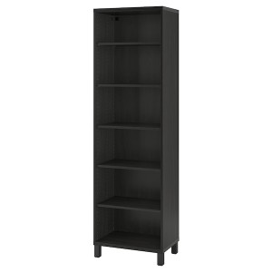 IKEA BESTÅ cabinet, 23 5/8x15 3/4x79 1/2 in Black / Brown, Ikea Ireland | 7610RSMAH