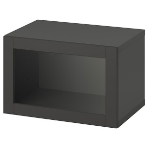 IKEA BESTÅ shelf unit with door, 23 5/8x16 1/2x15 in Dark Gray / Sindvik Dark Gray, Ikea Ireland | 8512ZQILE