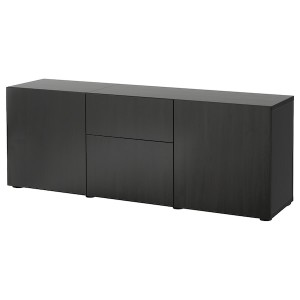 IKEA BESTÅ storage combination with drawers, black-brown/Lappviken black-brown, 70 7/8x16 1/2x25 5/8 in, Ikea Ireland | 6324NYEUQ