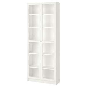 IKEA BILLY / OXBERG bookcase, white, 31 1/2x11 3/4x79 1/2 in, Ikea Ireland | 8715DHUFQ