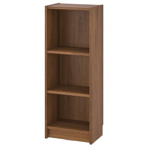 IKEA BILLY bookcase, 15 3/4x11x41 3/4 in Brown Walnut Effect, Ikea Ireland | 4182SMLWX