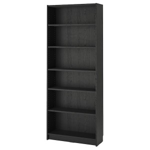 IKEA BILLY bookcase, 31 1/2x11x79 1/2 in Black Oak Effect, Ikea Ireland | 2347NFVDA