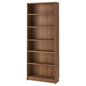 IKEA BILLY bookcase, 31 1/2x11x79 1/2 in Brown Walnut Effect, Ikea Ireland | 3584NTSGR