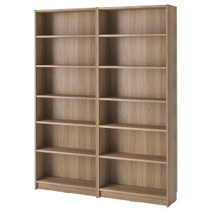 IKEA BILLY bookcase combination, 63x11x79 1/2 in Oak Effect, Ikea Ireland | 7810RBDFX