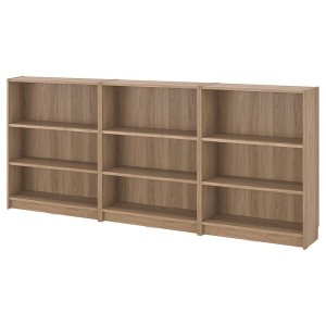 IKEA BILLY bookcase combination, 94 1/2x11x41 3/4 in Oak Effect, Ikea Ireland | 7691QJXMA
