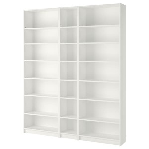 IKEA BILLY bookcase, white, 78 3/4x11x93 1/4 in, Ikea Ireland | 1486QDOEB