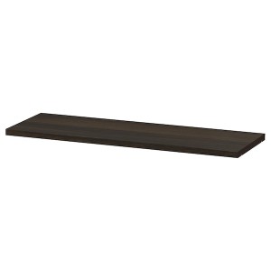 IKEA BILLY shelf, 30x10 in Dark Brown Oak Effect, Ikea Ireland | 9861XTWEN