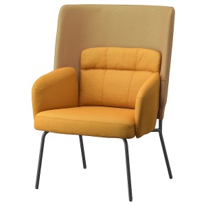 IKEA BINGSTA Armchair, Vissle dark yellow/Kabusa dark yellow, Width: 27 1/2 in Height: 39 3/4 in. Order here!, Ikea Ireland | 0528VJTIE