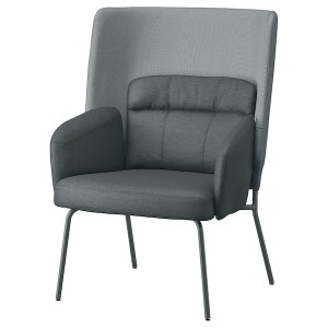 IKEA BINGSTA high back armchair, Vissle dark gray/Kabusa dark gray, Ikea Ireland | 7316EWHPS