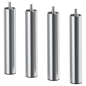 IKEA BJORLI Leg, stainless steel, 7 7/8 in, 4 pack Stainless Steel, Ikea Ireland | 4312BFDIZ
