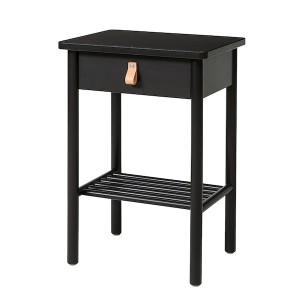 IKEA BJÖRKSNÄS nightstand, 18 7/8x15 in Black, Ikea Ireland | 4125EWJNI