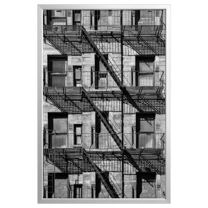 IKEA BJÖRKSTA picture and frame, 30 ¾x46 ½ in Balconies / Aluminum Color, Ikea Ireland | 1560JVGFR
