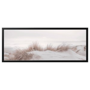 IKEA BJÖRKSTA picture and frame, 55x22 in Sand Dunes / Black, Ikea Ireland | 8094AKBPV