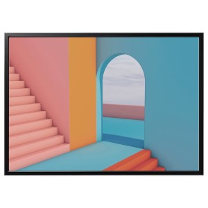 IKEA BJÖRKSTA picture and frame, doorway, 55x39 ¼ in Black, Ikea Ireland | 0213EGBTW
