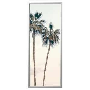 IKEA BJÖRKSTA picture and frame, sunset nostalgia 22x55 in Aluminum Color, Ikea Ireland | 3689EXPIH