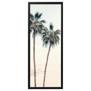IKEA BJÖRKSTA picture and frame, sunset nostalgia/black, 22x55 in Black, Ikea Ireland | 0328EMBLD