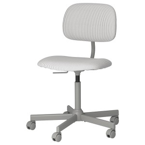 IKEA BLECKBERGET swivel chair Klovsta White / Gray, Ikea Ireland | 3719ARYGB