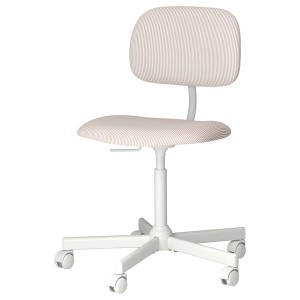 IKEA BLECKBERGET swivel chair Klovsta White / Orange / Brown, Ikea Ireland | 7314UXZIR