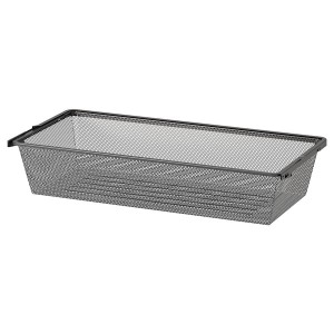 IKEA BOAXEL mesh basket, anthracite, 31 1/2x15 3/4x5 7/8 in, Ikea Ireland | 6819DMZJV