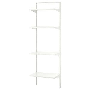 IKEA BOAXEL shelving unit, white, 24 3/8x15 3/4x79 in, Ikea Ireland | 5970RUPZQ