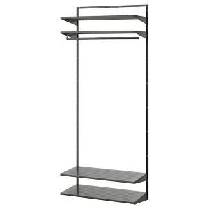 IKEA BOAXEL wardrobe combination, 32 1/4x15 3/4x79 in Anthracite, Ikea Ireland | 7831DLTCE