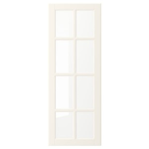 IKEA BODBYN glass door, 15x40 in Off White, Ikea Ireland | 8396NYJBT