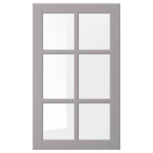 IKEA BODBYN glass door, 18x30 in Gray, Ikea Ireland | 5123JLTUS