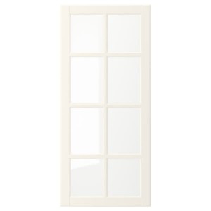 IKEA BODBYN glass door, 18x40 in Off White, Ikea Ireland | 5902EBMKY