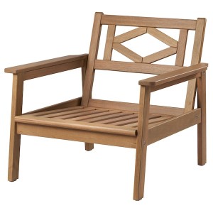 IKEA BONDHOLMEN armchair, outdoor, brown, Ikea Ireland | 1695SDMRF
