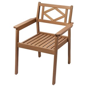 IKEA BONDHOLMEN armchair, outdoor, brown, Ikea Ireland | 5786HPLVG
