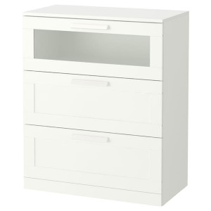 IKEA BRIMNES 3-drawer chest, 30 3/4x37 3/8 in White, Ikea Ireland | 8956MIOCD