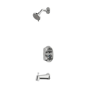 IKEA BROGRUND bath/shower set thermostatic faucet, chrome plated, Ikea Ireland | 6029JHVKB