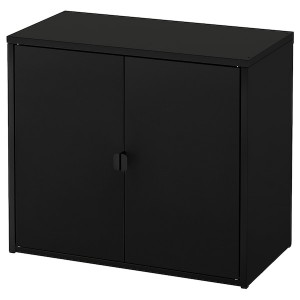 IKEA BROR Cabinet with 2 doors, black, Ikea Ireland | 9710PXYVO