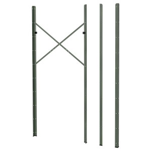 IKEA BROR post, gray-green, 74 3/4 in, 4 pack, Ikea Ireland | 4687PZJSB