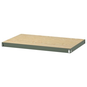 IKEA BROR shelf, 33 1/8x21 1/4 in Gray / Green / Pine Plywood, Ikea Ireland | 5216HCOLQ