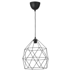 IKEA BRUNSTA / HEMMA pendant lamp, black, 12 in, Ikea Ireland | 3764PZLNV