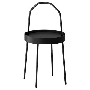IKEA BURVIK Side table, 15 in Black, Ikea Ireland | 0638YIZPX