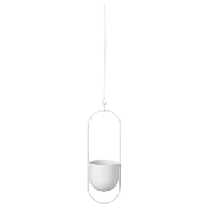 IKEA CHILISTRÅN hanging planter, 4 ¾ in White, Ikea Ireland | 6710UJEAC