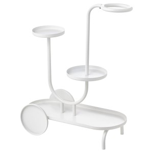 IKEA CHILISTRÅN plant stand with wheels, white, 29 ½ in, Ikea Ireland | 2015LISHK