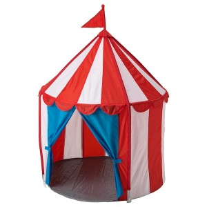 IKEA CIRKUSTÄLT children's tent, red/blue white, Ikea Ireland | 4362IWZTC