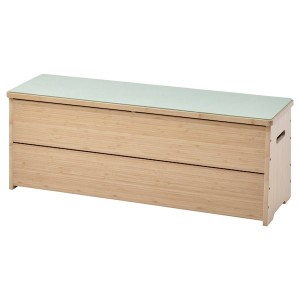 IKEA DAJLIEN bench with storage, bamboo, 39 3/8x11 3/4x14 5/8 in, Ikea Ireland | 4679UEZWK