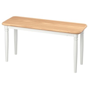 IKEA DANDERYD bench, oak veneer/white, 35 3/8x13 3/4 in, Ikea Ireland | 1246VCYRI