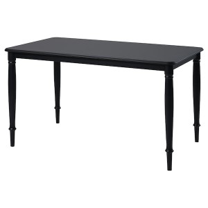 IKEA DANDERYD dining table, 51 1/8x31 1/2 in Black, Ikea Ireland | 6917YMKJL