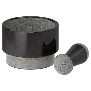 IKEA ÄDELSTEN mortar and pestel, marble black, Ikea Ireland | 9035TXFKB