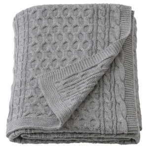 IKEA DÅRÖRT throw, gray, 51x67 in, Ikea Ireland | 3418UYKFT